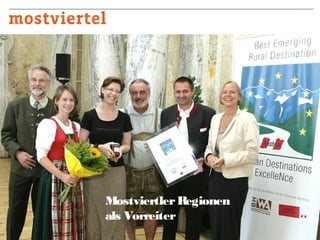 Mostviertler Regionen
als Vorreiter

 