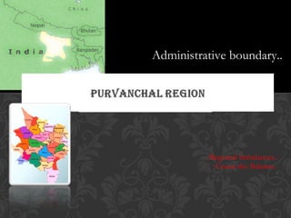 Regional Imbalances.. Create the Balance.. Administrative boundary.. 