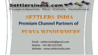 Purva Windermere Pallikaranai Chennai - 9811022205