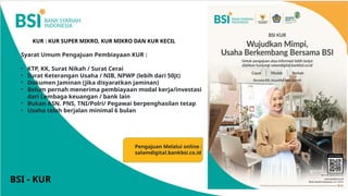 Comprehensive Overview of Bank Syariah Indonesia's Microfinance and KUR ...
