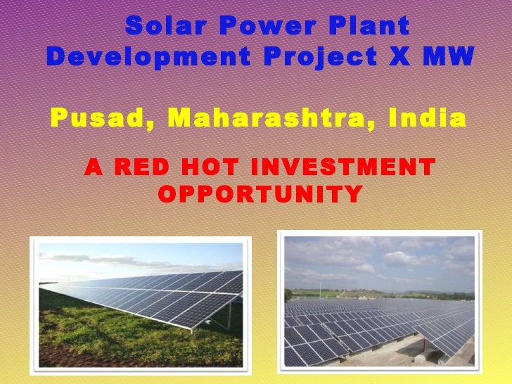 Pusad Solar Power Plant Presentation Rev 7