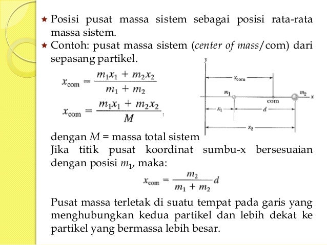 Pusat massa dan momentum