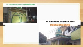 Pusat Ornamen GRC melayani di Masjid Jami NURUL Falah Kota Tangerang Selatan o8lima69269dua54o ( novi ).pptx