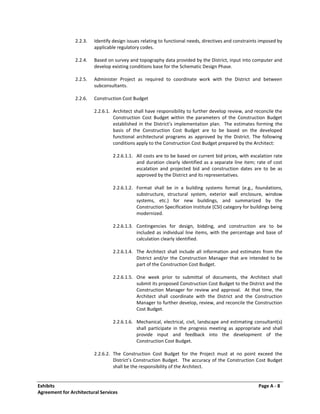PUSD Measure H1 Architect Services RFP/SQ | PDF