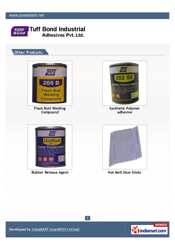 TuffBond Industrial Adhesives Private Limited, Mumbai, Speciality