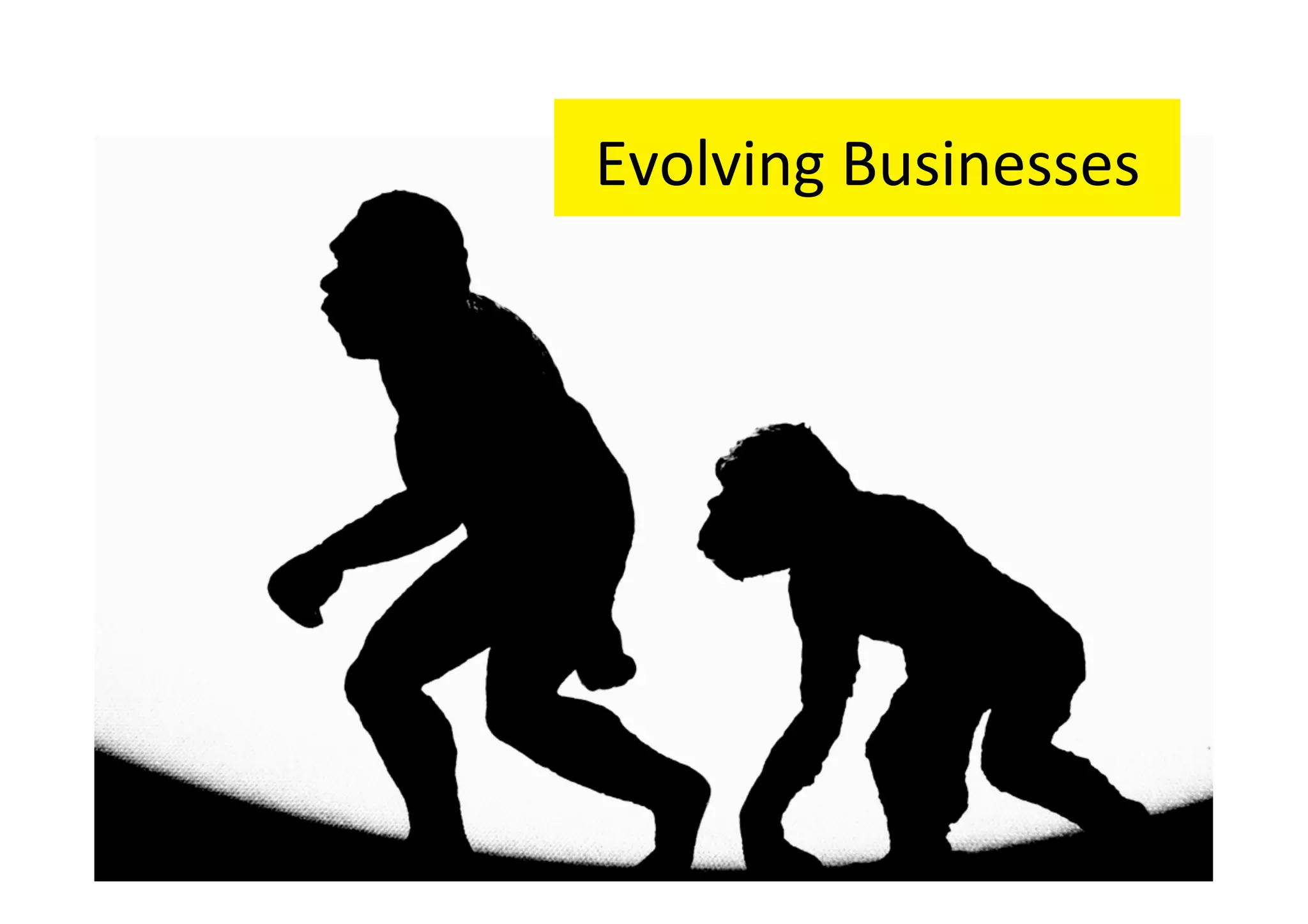 Evolving	
  Businesses	
  

 