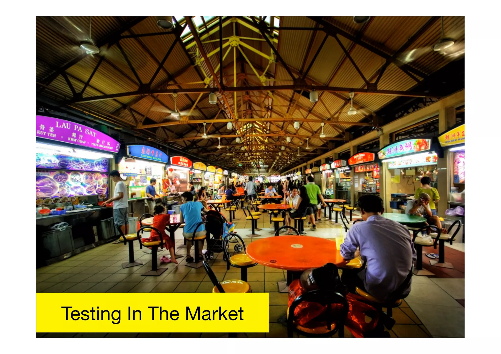 Testing In The Market

 