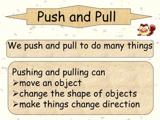 Push Pull Move Push and pull | PDF