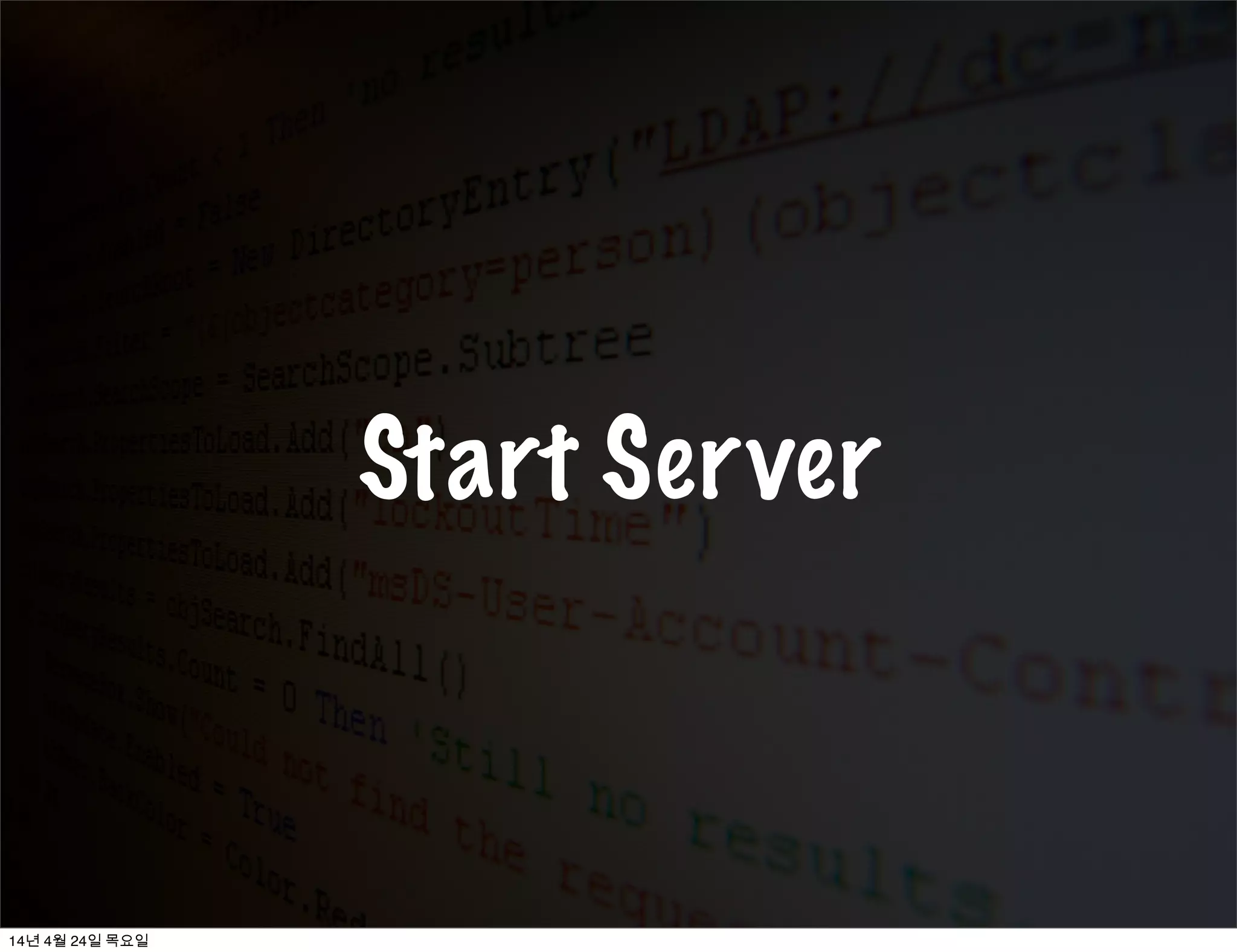 Architecture
Node.js
Push server
Node-webkit
Notiﬁcation client
Desktop  Mac
regist  connect
14년 4월 24일 목요일
 