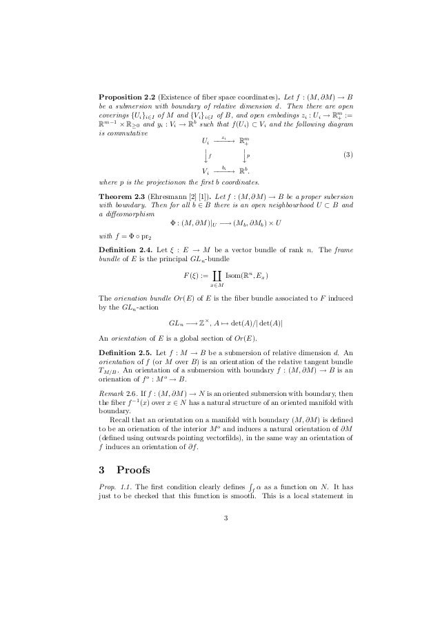 Pushforward Of Differential Forms