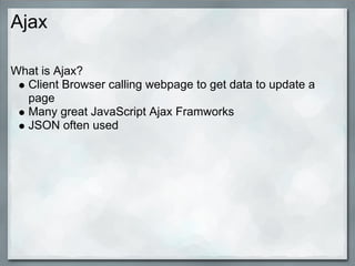 Pushing Datatothe Browserwith Comet Ajax W