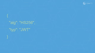 {
"alg": "HS256",
"typ": "JWT"
}
 