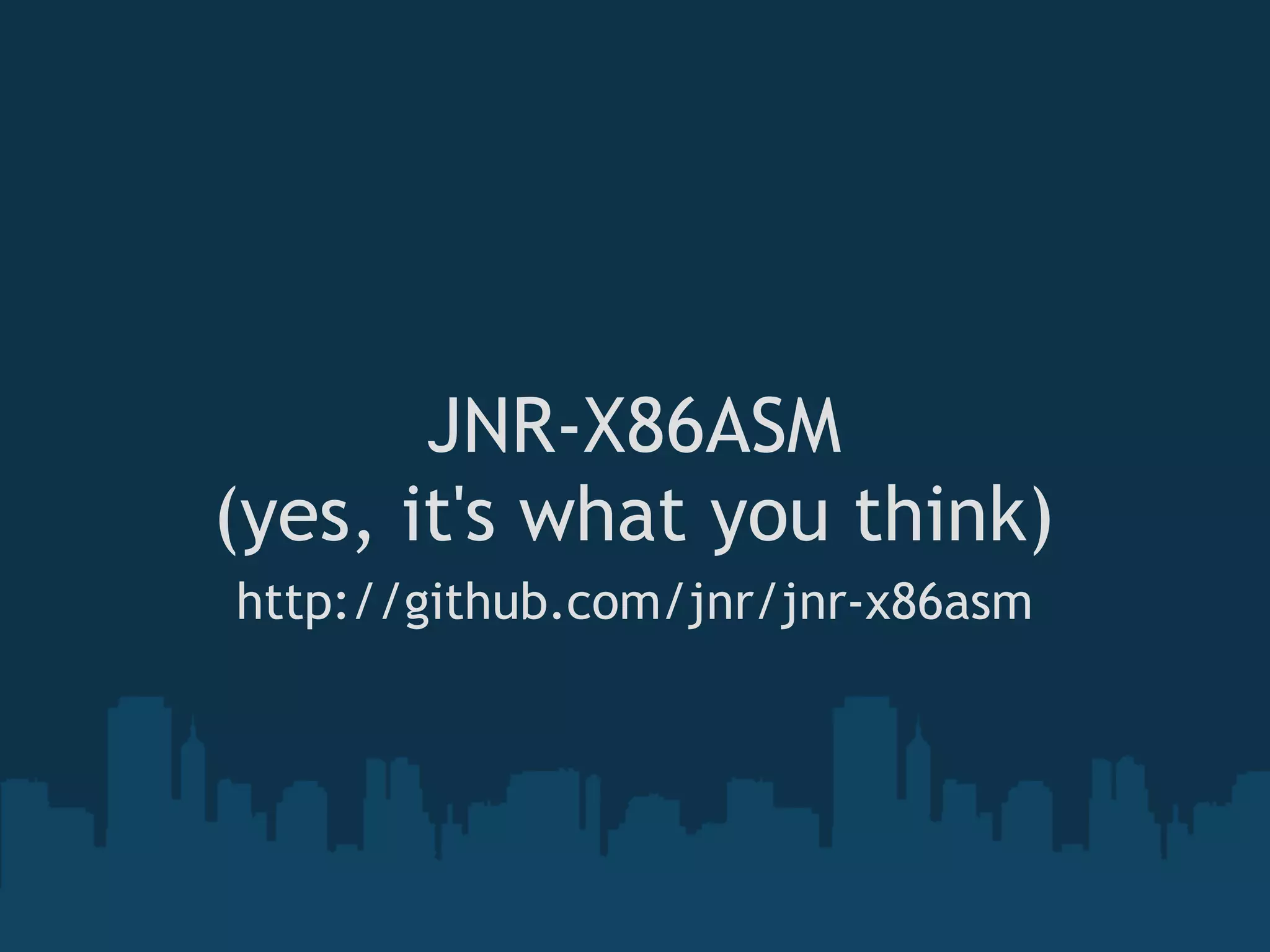 JNR-X86ASM
(yes, it's what you think)
http://github.com/jnr/jnr-x86asm
 