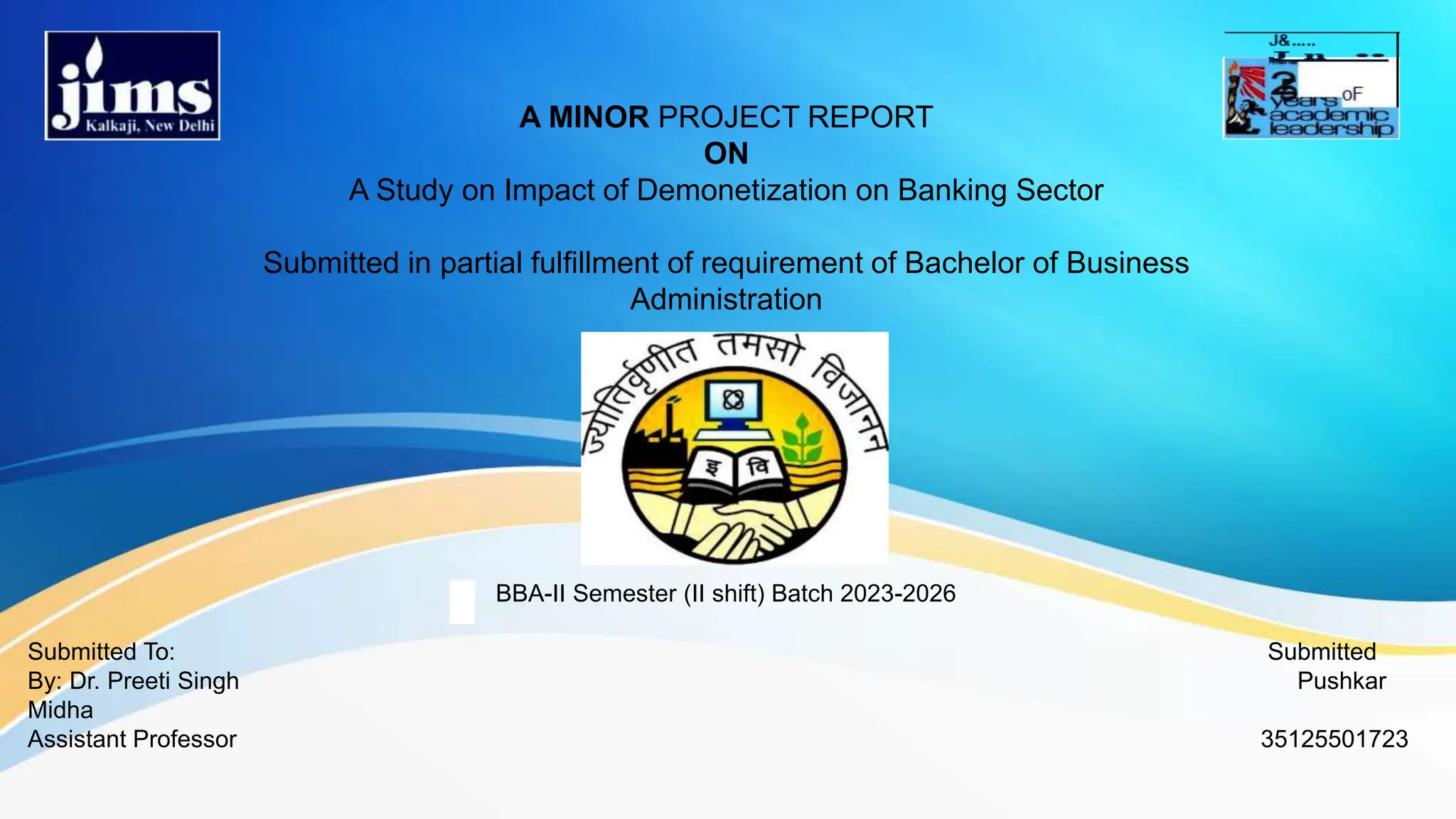 A Minor project on Banking Sector and RBI | PPTX | Business Banking ...