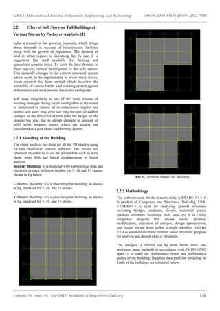 Pushover analysis of rc frame structure with floating column and soft ...