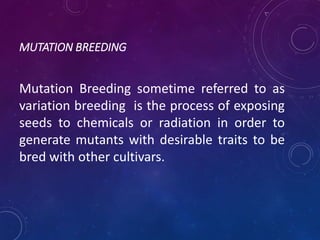 Pushpa Jharia # Breeding for Biotic Stress Resistance ppt. | PPTX