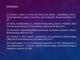 Pushpa Jharia # Breeding for Biotic Stress Resistance ppt. | PPTX