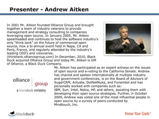 What is most important for executives to know about open source