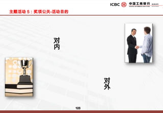 活动内容：2010年，为国家经济即将全面复苏，工商银行北京市分行积极响应国家政策，大力扶持小企业发展，完善小企业金融服务产品，联合政府部门，权威机构、权威媒体CCTV举办“天下融资”-小企业融资大讲堂，通过更广阔平台使广大小企业尽快获得信贷支持，走入良性发展的快车道。