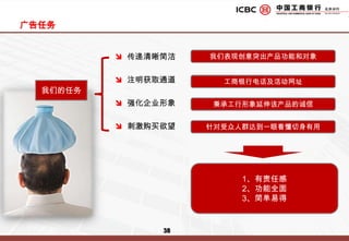 企业小金贷-Logo视觉表现-1（推荐）◆该ＬＯＧＯ的设计稳重且有品质感，红色环形，组成金的变异字体，体现品牌的行业特属性；◆沿用企业标准色的同时，体现了工行与小企业客户的灵活互动，并有延伸至远方的未来感．