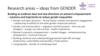 Research in the new gender platform: What and how?