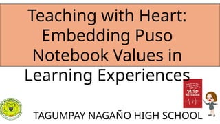 Puso Notebook.pdf puso.pptx PAGPAPAHALAGA SA KAASALAN NG KABATAAN | PPTX
