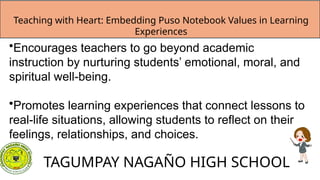 Puso Notebook.pdf puso.pptx PAGPAPAHALAGA SA KAASALAN NG KABATAAN | PPTX