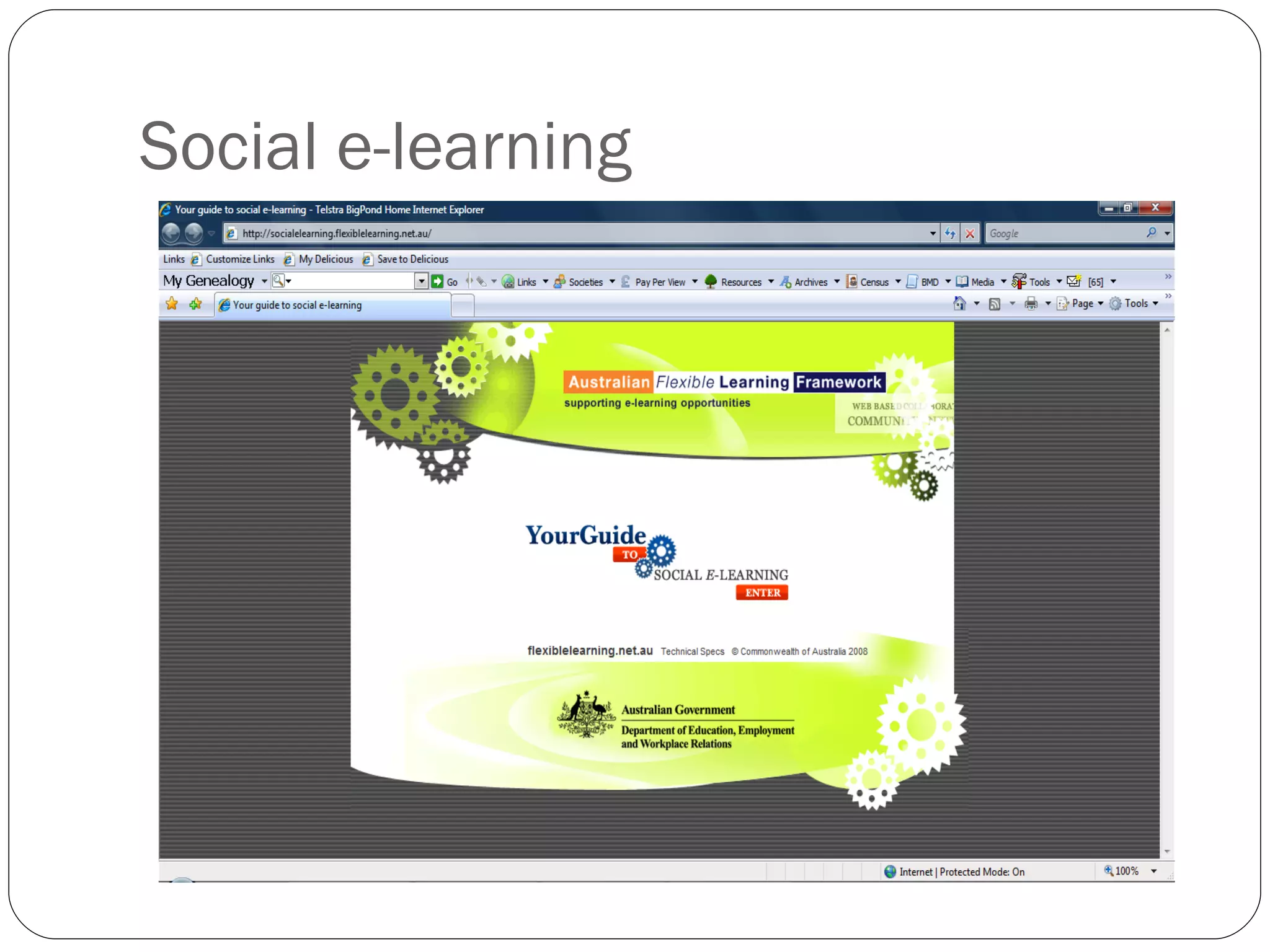 Social e-learning 