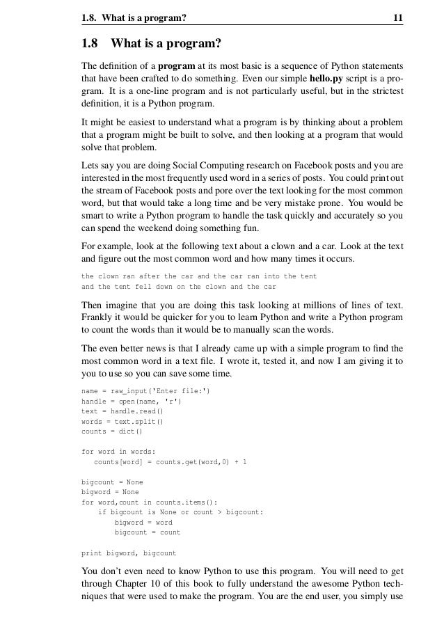 python writing program python writing program