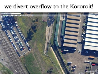 we divert overﬂow to the Kororoit!
 