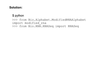 Puton bosc2010 bio_python-modules-rna | PDF | Genetics | Science