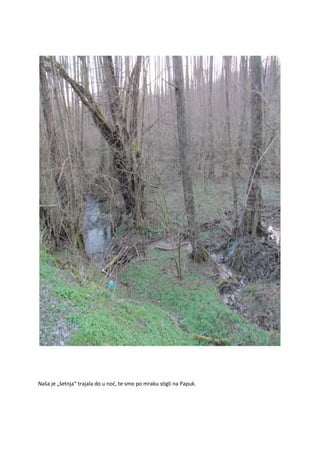 Naša je „šetnja“ trajala do u noć, te smo po mraku stigli na Papuk.
 