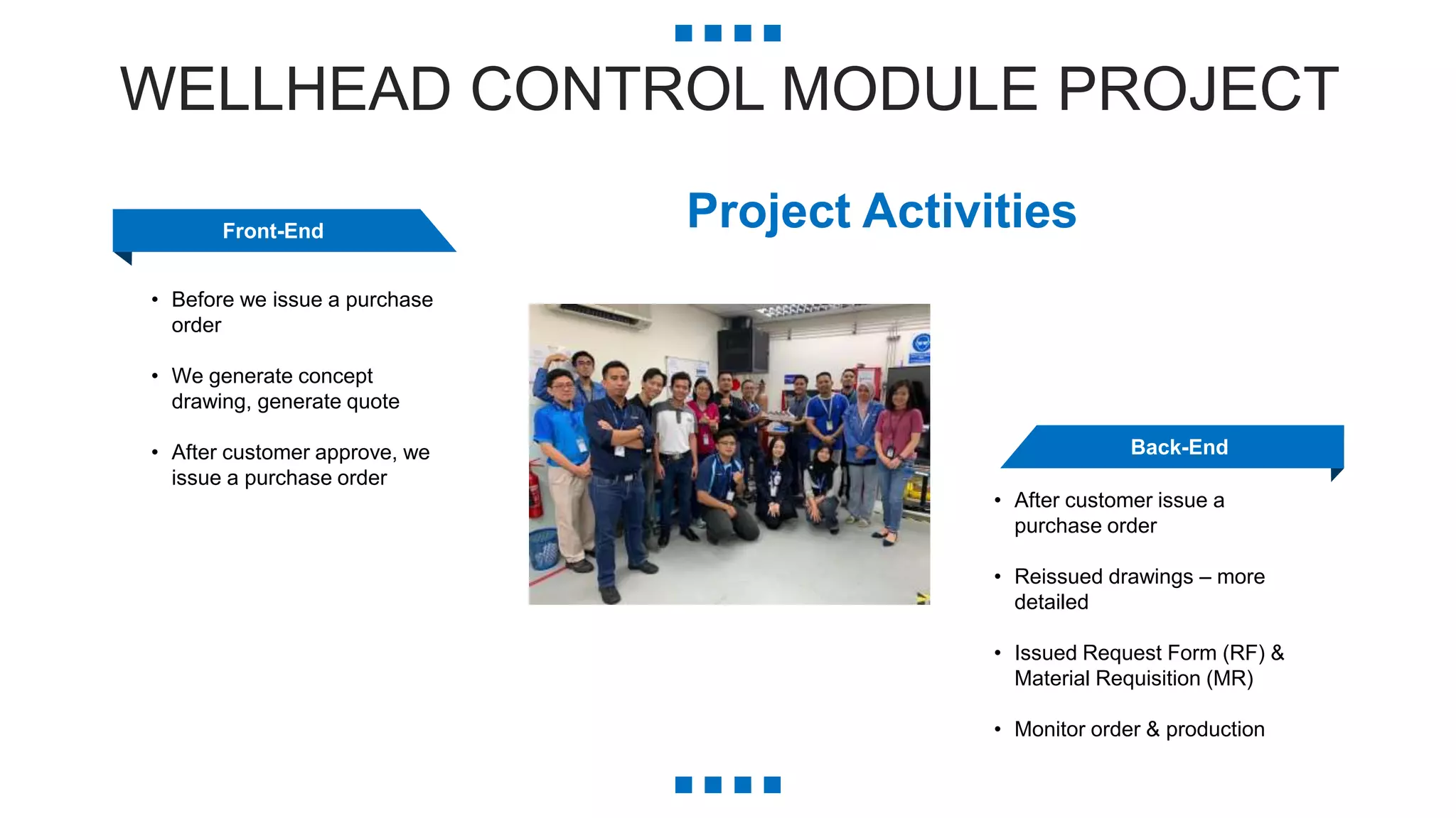 Internship in Swagelok Malaysia - Wellhead Control Module | PPTX