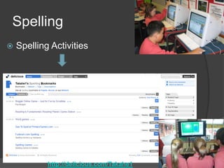 SpellingSpelling Activitieshttp://delicious.com/Takahe1