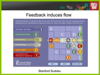 Feedback induces flow Stanford Sudoku 