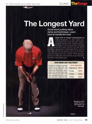Putting: The longest yard