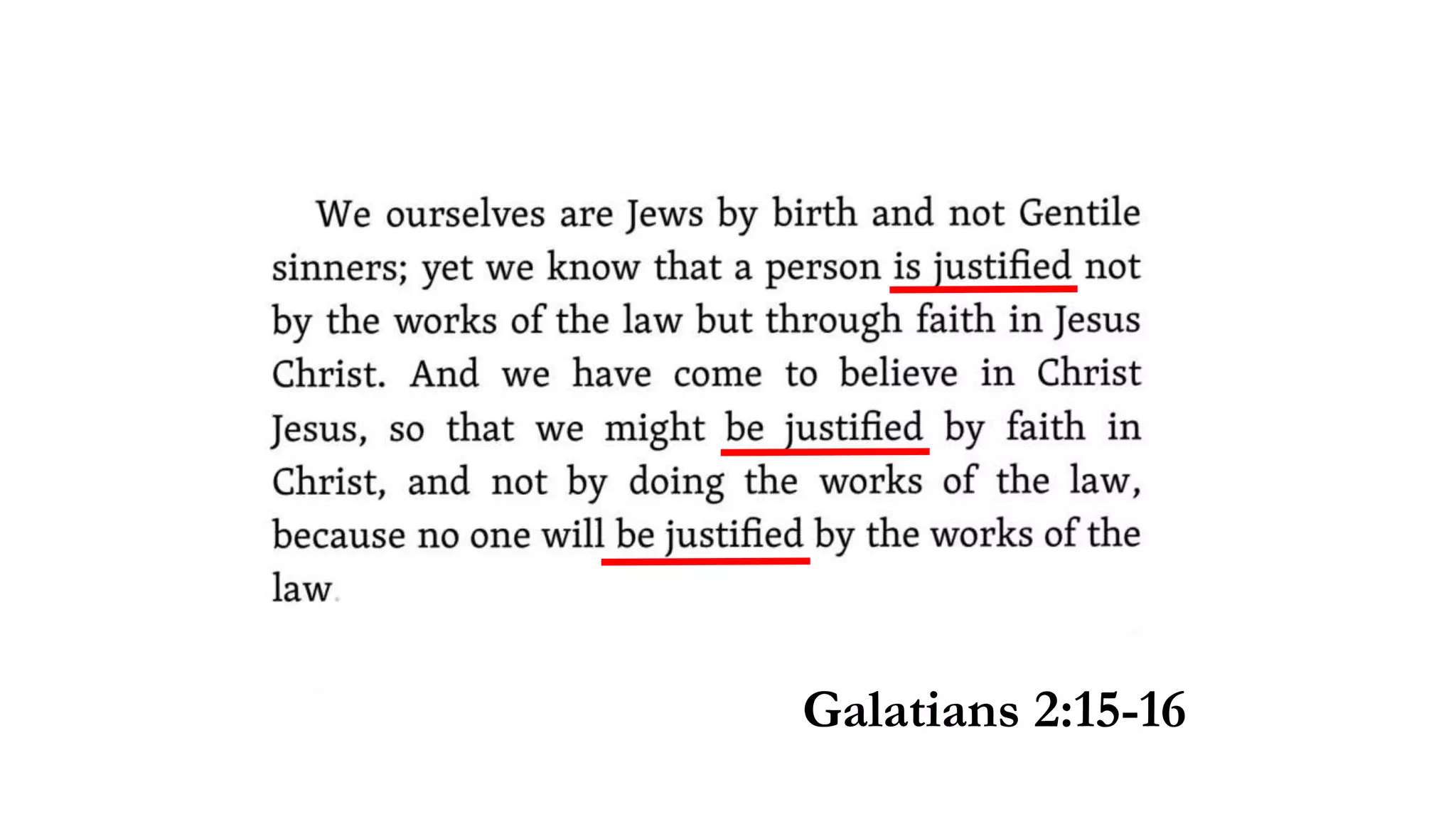 Galatians 2:15-16
 