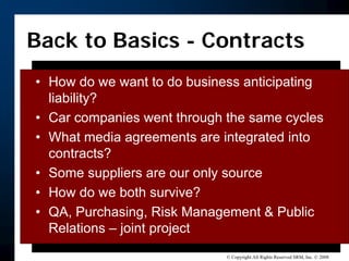 Putting Out The Fire: When A Crisis Occurs