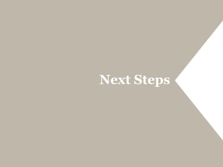 Next Steps