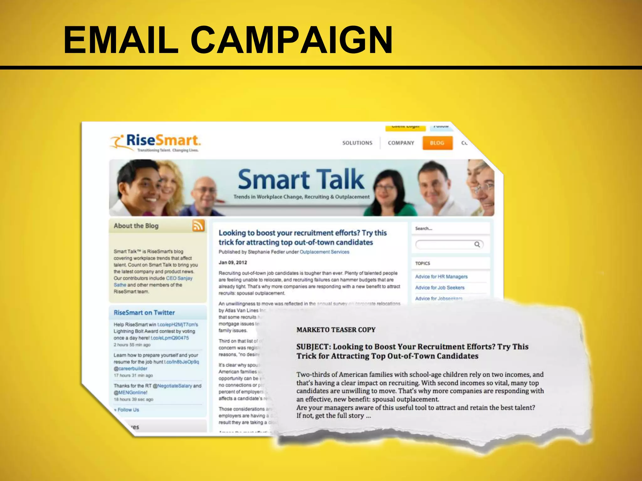 EMAIL CAMPAIGN
 