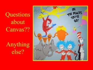 Questions
about
Canvas??
Anything
else?

 