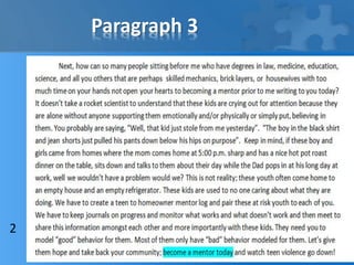 Paragraph 3 
2 
 
