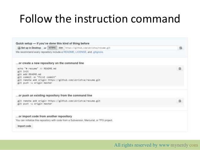 putting your resume on github