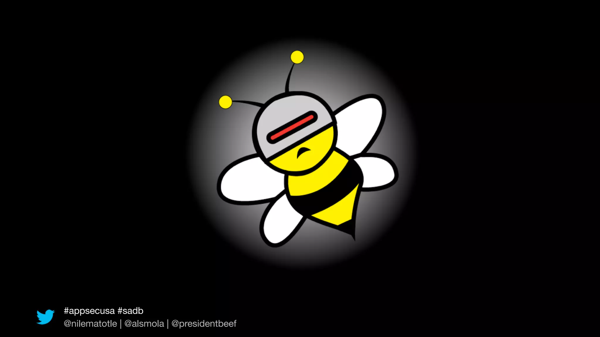 #appsecusa #sadb
@nilematotle | @alsmola | @presidentbeef
 