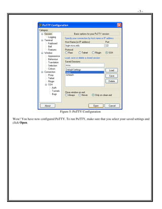 Putty Config Commands List.pdf Putty | PDF