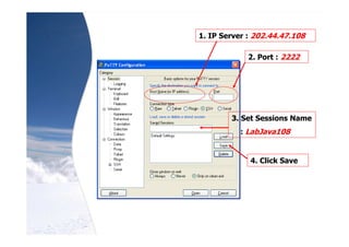 Putty Config Commands List.pdf Putty basic setting | PDF