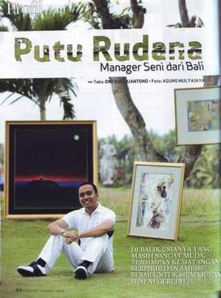 Putu Supadma Rudana In Esquire Magazine