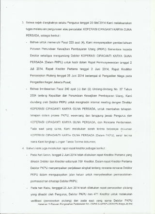 Putusan pengesahan perdamaian