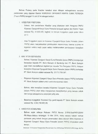 Putusan pengesahan perdamaian