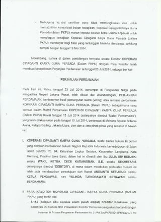 Putusan pengesahan perdamaian